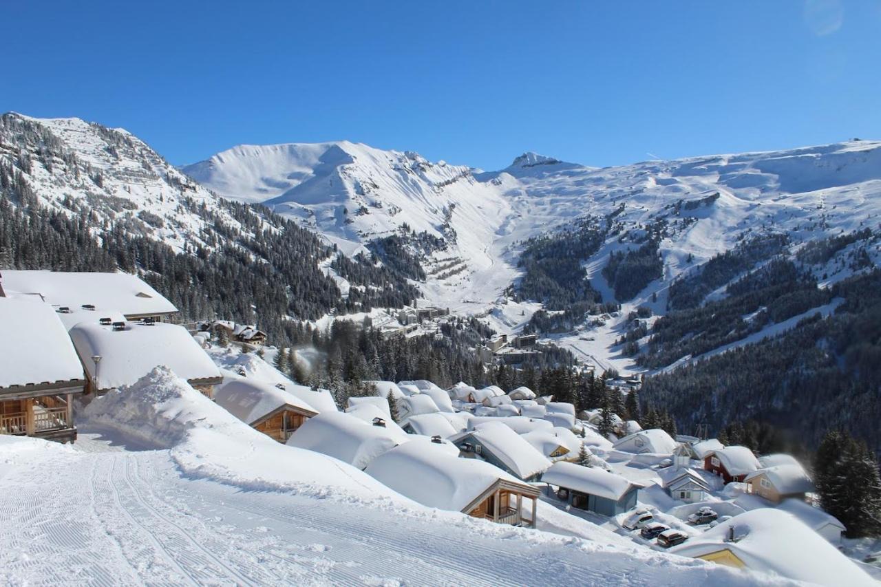 Vue Panoramique Sur Les Montagnes Plein Sud - T2 Skis Aux Pieds, Piscine & Spa Flaine Exterior photo