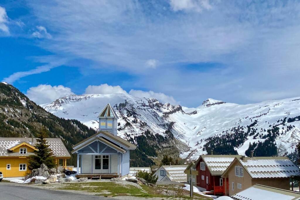 Vue Panoramique Sur Les Montagnes Plein Sud - T2 Skis Aux Pieds, Piscine & Spa Flaine Exterior photo