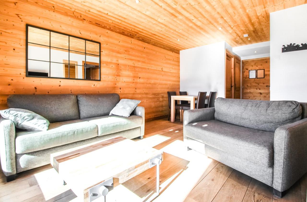 Vue Panoramique Sur Les Montagnes Plein Sud - T2 Skis Aux Pieds, Piscine & Spa Flaine Exterior photo