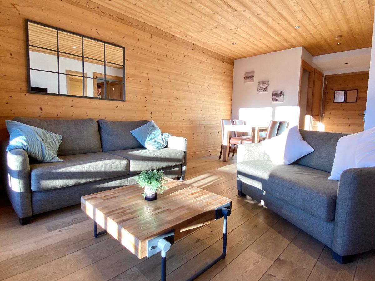 Vue Panoramique Sur Les Montagnes Plein Sud - T2 Skis Aux Pieds, Piscine & Spa Flaine Exterior photo