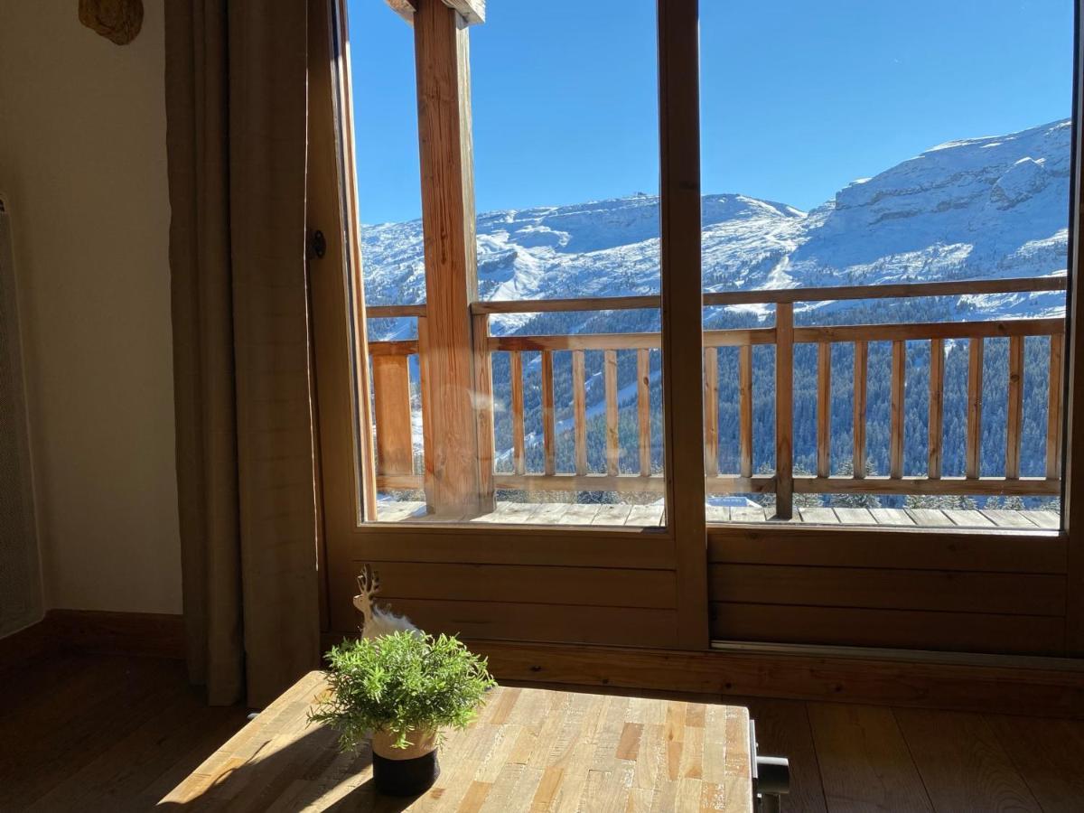 Vue Panoramique Sur Les Montagnes Plein Sud - T2 Skis Aux Pieds, Piscine & Spa Flaine Exterior photo