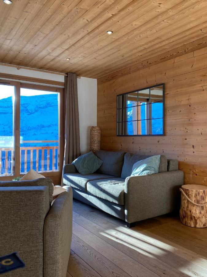 Vue Panoramique Sur Les Montagnes Plein Sud - T2 Skis Aux Pieds, Piscine & Spa Flaine Exterior photo