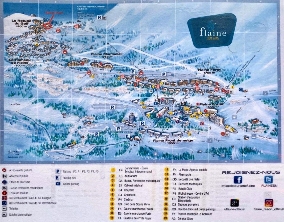 Vue Panoramique Sur Les Montagnes Plein Sud - T2 Skis Aux Pieds, Piscine & Spa Flaine Exterior photo