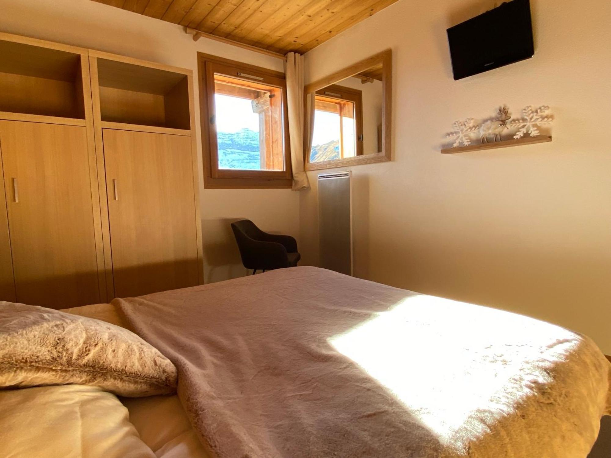 Vue Panoramique Sur Les Montagnes Plein Sud - T2 Skis Aux Pieds, Piscine & Spa Flaine Room photo